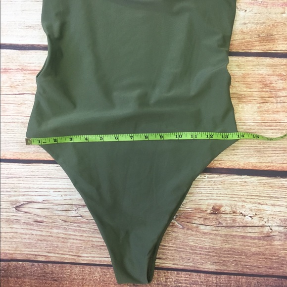 ❣️SOLD❣️Aerie one-piece swimsuit green - Picture 3 of 8